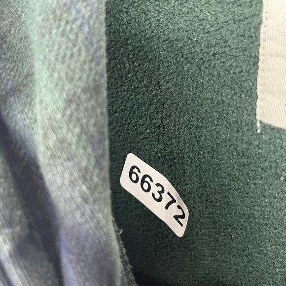 PENN STATE Hoodie Adult M NITTANY LIONS PSU Sweatshirt Blackwatch Plaid Green - Picture 15 of 15